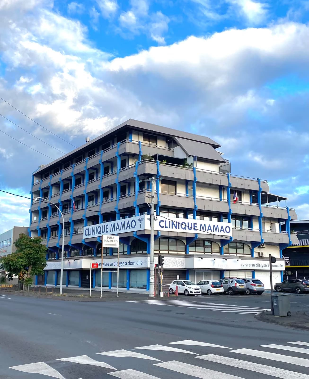 Repère visuel de la clinique Mamao à Papeete